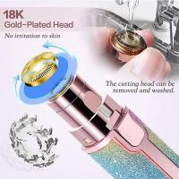 Afeitadora Portátil Para Mujer Starry Sky 2-en-1 Recargable Painless Automática Eliminación De Vello Facial Para Cejas Y Bikini - details 7