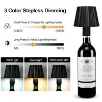 Lámpara De Mesa Inalámbrica Para Botellas De Vino LED Luz Para Uso Exterior Control Táctil Ideal Para Restaurantes Bares Festivales Y Fiestas - details 15
