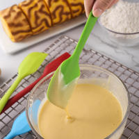 6/3PCS Láminas De Silicona Para Pastelería 21cm Espátula De Crema Para Pasteles Herramienta De Cocina Ecológica Y Duradera - details 3
