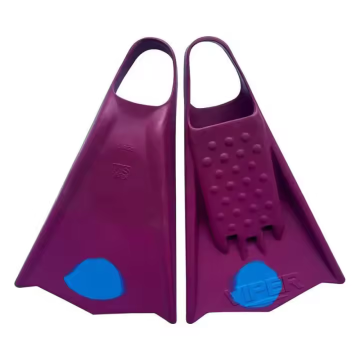 Surf Aletas Ms Viper Aletas Logo Lila - 1