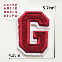 1PC Parche Bordado De Alfabeto Inglés Rojo A-Z Aplicación Para Ropa Bolsos Chaquetas Decoración De Iraón DIY Manualidades - details 31