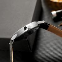 Reloj De Cuarzo Para Hombre De Cuero Y Aleación Moda Reloj De Pulsera Negocios Resistente Al Agua Estilo Casual - details 7