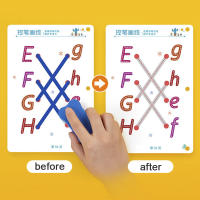 Juego De Dibujo Montessori Para Niños Juguetes Educativos De Formación De Control De Pluma Y Aprendizaje De Matemáticas Juego De Colores Y Formas Para Bebés - details 10