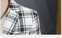 Chaleco a Cuadros Para Hombre Corte Ajustado Estilo Casual Business Moda Elegante Chaqueta De Alta Calidad Para Ocasiones Formales - details 16