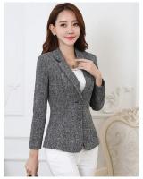 Chaqueta De Negocios Para Mujer Estilo Lady Oficina Elegante Y Ajustada Cierres Únicos Blazer Formal Para Todas Las Estaciones - details 39