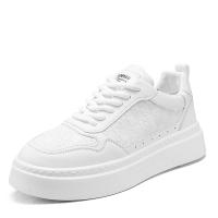 Zapatos Casuales Para Hombre De Cuero De Alta Calidad Comodidad Plataforma Antideslizante Zapatillas Deportivas Con Suela Gruesa Para Correr - details 2