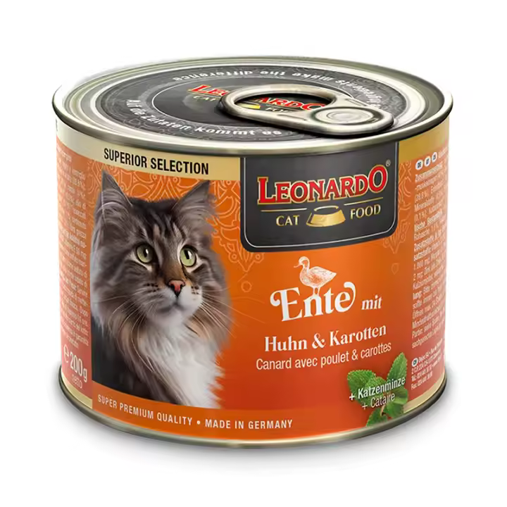 Leonardo Superior Selection Pollo y Zanahoria Latas para Gatos - 1