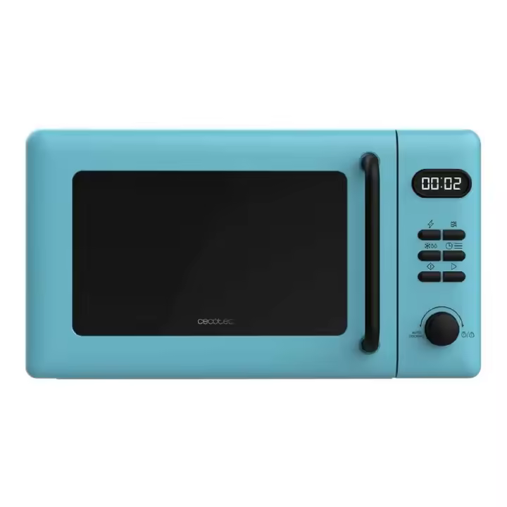 Cecotec Microondas Digital con Grill de 20L Proclean 5110 Blue. 700W en 6 Niveles y Grilll de 800W, Modo Descongelación - 1