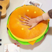Cojín De Hamburger De Peluche 3D Simulación De Quesadilla Cojín Abrazable Para Decoración Del Hogar Relleno De Poliéster Estilo Moderno Para Niños - details 1