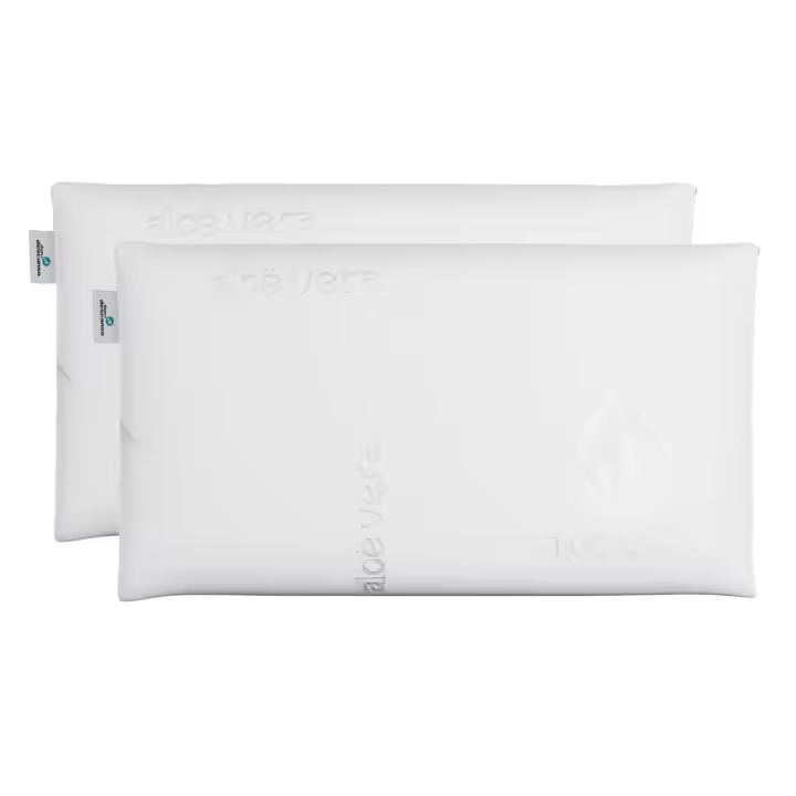 Nalui Almohada Viscoelástica Agatha Blanco con Doble Funda (Firmeza Media) - 1
