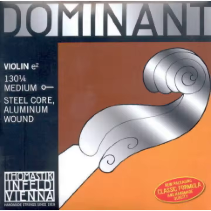 CUERDA VIOLIN-Thomastik (Dominant 130) (Nylon/Aluminio) 1ª (Mi) Medium Violin 1/4 - 1