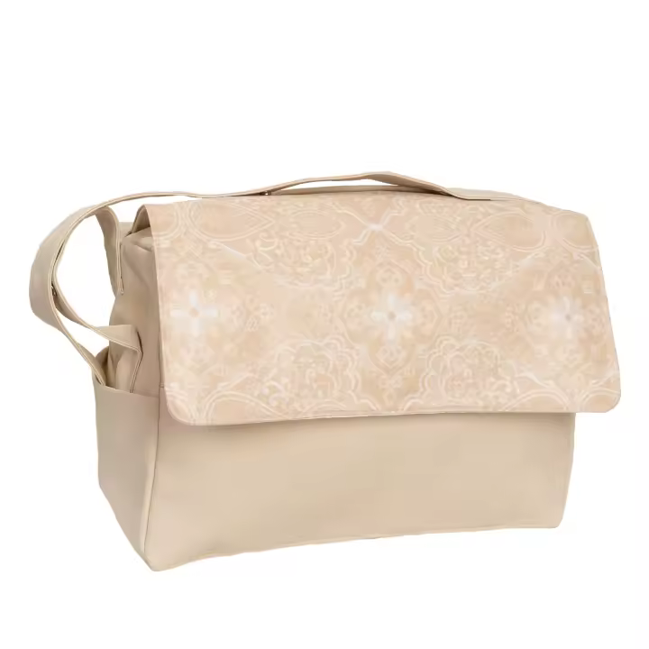 Babyline - Bolso de Piel Nubes Beige - Bolsos para Paseo - 1