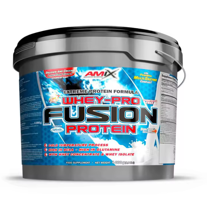 Amix Nutrition Proteína Suero de Leche 4 Kg - Alta Calidad Proteica para Crecimiento y Recuperación Muscular - 1