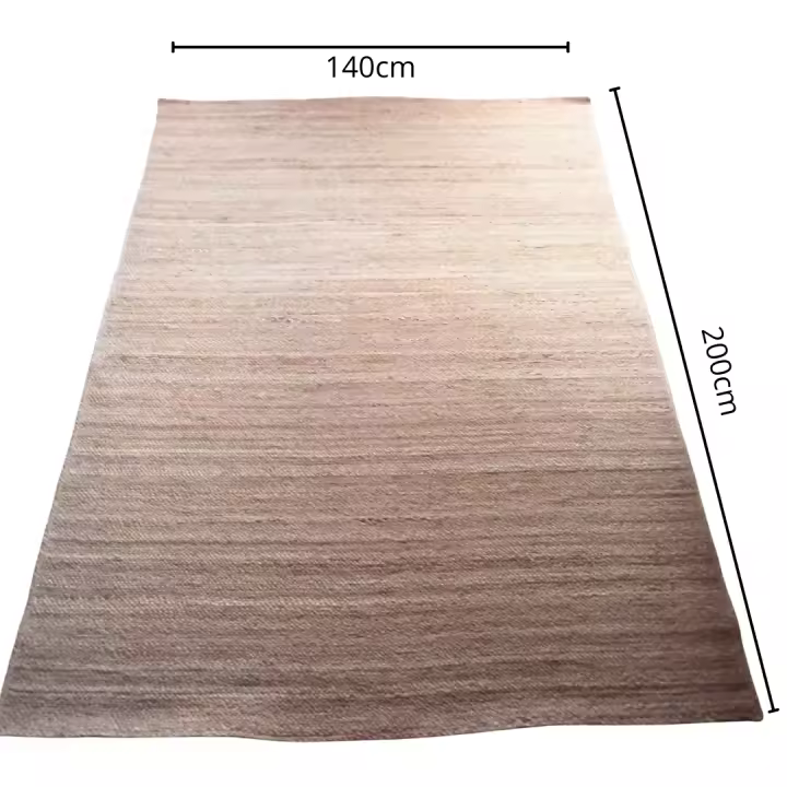 Alfombra de yute rectangular 200x140cm - Salón, dormitorio, decoración del hogar - ANIMS - 1