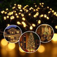 Luz De Fairy Solar LED Impermeable Para Exterior 5M/12M/22M Decoración De Jardín Para Fiesta De Navidad Cadena De Luces De Calle - details 11