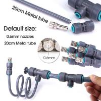Sistema De Rociado De Enfriamiento 360° 3/8" 9/12mm Con Rojellador De 0.6mm Para Jardín Y Riego Exterior Conductor De Goma Sellado - details 2