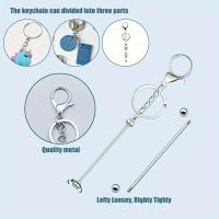 10/20Pcs Llavero Pole Charm Encantado Colgante Bonito Conjunto De Adornos Llavero DIY Suministros Para Hacer Pendantes Vacíos - details 4