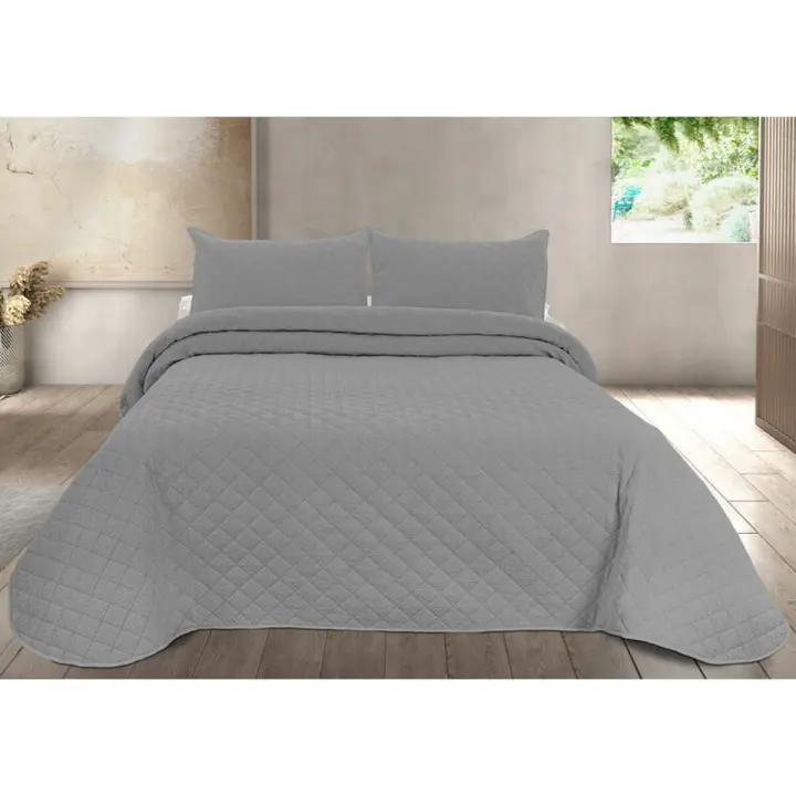 Colcha Pierre Cardin EGNA Gris Cama de 150 - 1