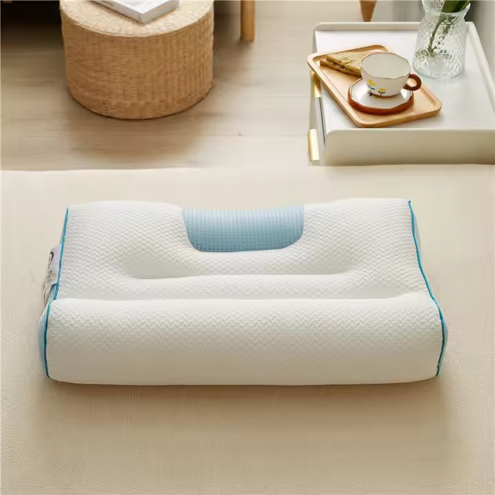 Forma de almohada para proteger las vértebras cervicales núcleo de la almohada dormitorio del estudiante solo hogar un par de almohadas de tracción - 1