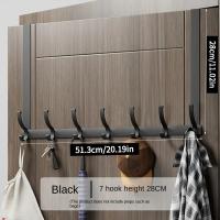 HelloYoung Portapecos De Puerta Con 6 Gancho, Gancho De Puerta Sobre La Puerta Y Soporte De Pared Para Colgar Ropa Sombrero Toalla Estilo Moderno Material Metálico - details 6