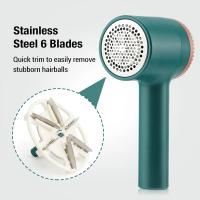 Desfibrillador De Pelo Para Ropa Recargable Trimmer De Bolas De Pelo Fuzz Pellets Esmerilador De Tela Para Suéteres Y Ropa Electrónico Eliminador De Pelusa - details 0