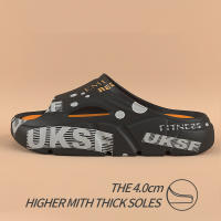 Sandalias De Hombre Verano Antideslizantes Con Plataforma Gruesa Y Suave Zapatos Para El Hogar Y Exterior Clog De Baño Casual - details 6