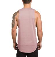 Top De Entrenamiento Sin Mangas Para Hombre Algodón Puro Estilo Fitness Y Gimnasio Para Verano Camiseta De Cuerpo Con Tirantes Cut off Muscle Vest - details 12