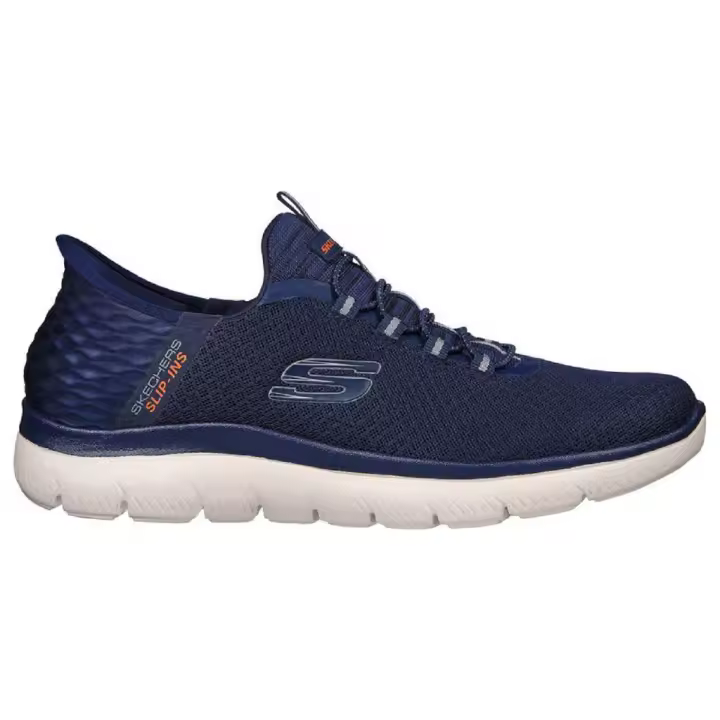 SKECHERS 232457 Zapatillas casual de hombre azul marino y blanco slip ins 524 - 1