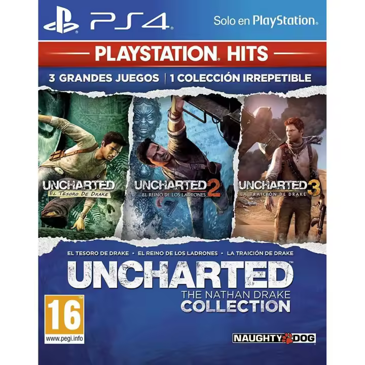 UNCHARTED NATHAN DRAKE COLLECTION PAL ESPAÑA PRECINTADO HITS - 1