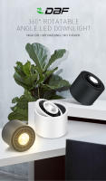 Spotlight LED Rotatable Surface Mounted Para Techo Luz De Pared 5W 7W 10W 110V220V Decoración Interior Para Hogar Y Habitación - details 0
