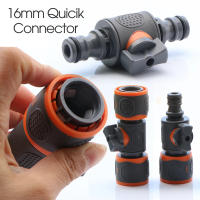 Adaptador De Conector Rápido De Válvula De Bola 16mm Para Jardín Riega Tubería Extensor De Conector De Agua Reparación - details 1