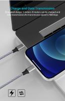 Cable De Carga Rápida PD 60W Con Hilo Tejido Para iPhone 15 pro MAX Huawei Samsung Xiaomi OPPO Tipo C a Tipo C Longitudes Varias 3M 5M 8M 10M - details 9