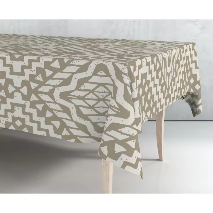 Mantel de hule estampado por metros - Geométrico Piedra Arena 43004-1    mantel por metros; manteles; mantel barato; mantel jardín - 1