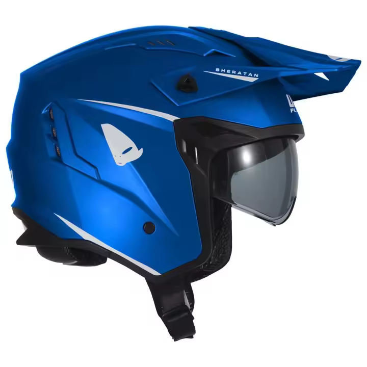 Ufo Casco Jet Sheratan Azul Adulto - 1