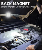 Linterna Multifuncional Miniatura Recargable Con Fuerte Atracción Magnética Y 4 Lámparas LED Para Exteriores Llave De Cadenas - details 6
