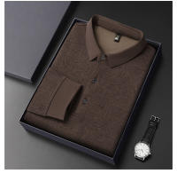 Camisa Polo Larga Con Estampado Hueco Para Hombre Estilo Coreano Moda Negocios T-Shirt De Golf Top De Poliéster Talla M-4XL - details 15