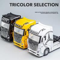 Modelo De Camión Mercedes-Benz ACTROS 1:36 Con Sonido Y Luz Coche De Acción Para Niños Juguete Colección C209 Metal Sin Batería - details 1