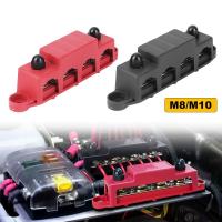 Bloque De Distribución De Energía Marítima 12V 250A Con 4 Postes Terminal De Cobre Para Automóvil M8 M10 Barra De Terminal - details 0