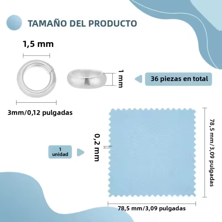 40 Piezas De Perlas Espaciadoras De Plata 925 En Forma De Flor Daisy Para Pendientes Collares Colgantes Accesorios De Joyería - 1