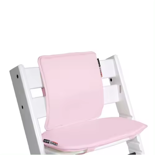 Baby Ace Cojin para trona evolutiva de madera color rosa bebe - 1
