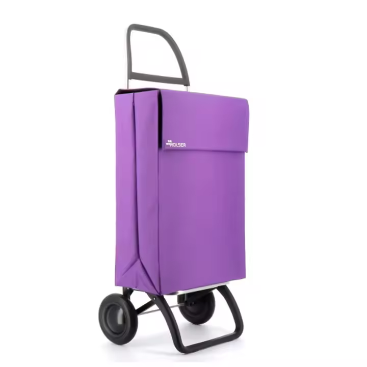 Carro de Compra Rolser Jean LN2 Malva - Aluminio de Alta Calidad - Capacidad 43L - Carga Máxima 50Kg - 1
