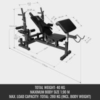 Gorilla Sports Estación de Banco de Pesas Universal para entrenamiento de Fuerza - details 0