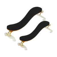 Almohadilla De Hombro Ajustable Para Violín Accesorio De Instrumento Cómodo Y Duradero Para Violonchelo Y Otras Cuerdas Negra - details 1