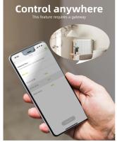 Termostato de radiador Maxcio Wifi, termostato inteligente digital con concentrador compatible con Amazon Alexa y Google Home, ahorra en calefacción. - details 3