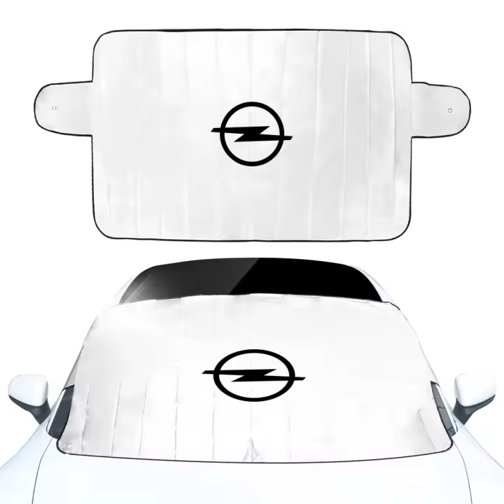 Cubierta De Parabrisas Del Coche Con Sombrilla Anti-Sol Para Opel Corsa C D Astra H J G K Insignia Vectra C B Meriva Zafira Tigra Accesorios Automotrices Material De Tela Plateada Recubierto - 1