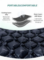 Manta De Acampar Inflable WESTTUNE Ultraligera Con Almohada Y Bomba Integrada Para Camping Y Senderismo Matrícula De TPU Nylon - details 1