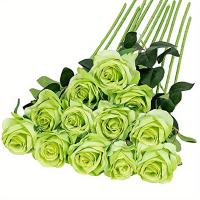 20pcs Arreglo De Rosas Artificiales Realistas Para Bodas Cumpleaños Y Más Decoración Floral Para El Hogar Y Arreglo De Flores - details 16