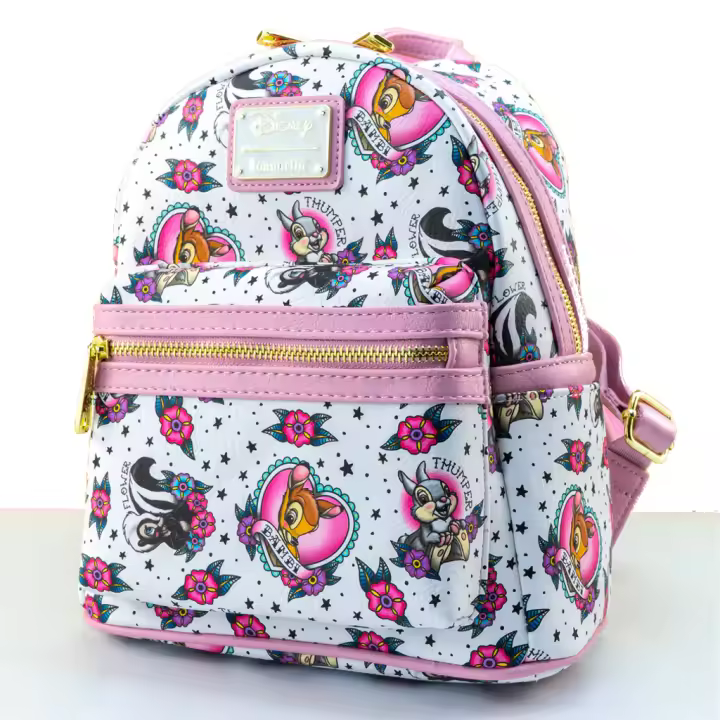 LOUNGEFLY MOCHILA Bambi Tattoo Backpack Bambi mujer  Disney - 1