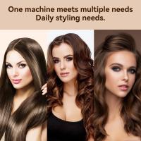 Cepillo de secador de pelo, potente secador de pelo 8 en 1, equipado con un rizador automático de iones negativos de alta velocidad de 110.000 rpm, sistema profesional de modelado y secado de aire con cabello rizado abundante - details 6