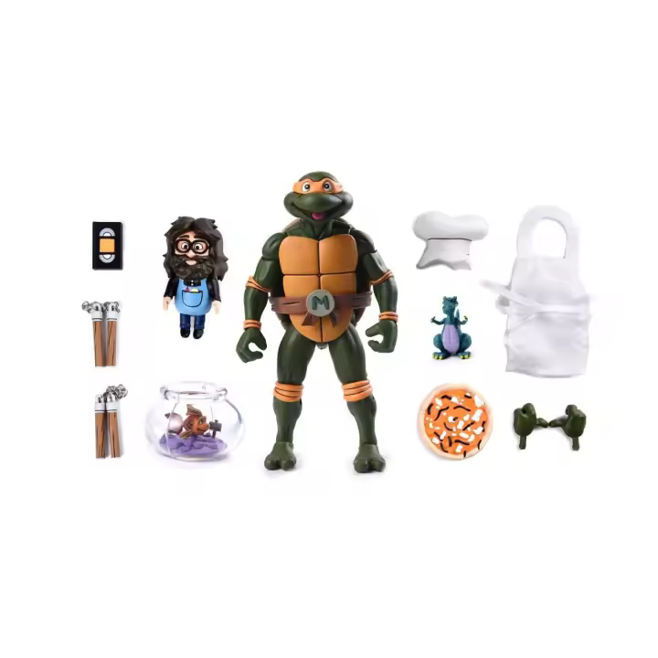 Neca Tortugas Ninja (Cartoon) Figura Ultimate Michelangelo VHS 18 cm - 1